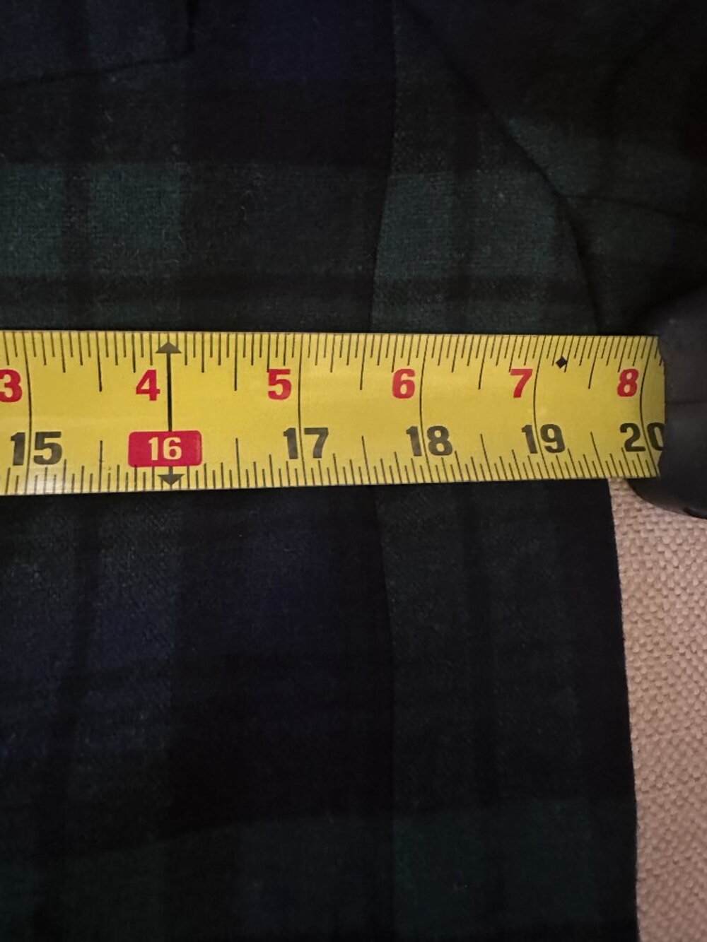 Sézane Christie jacket in Navy Tartan, size FR38 ~ NWOT! - Picture 9 of 9
